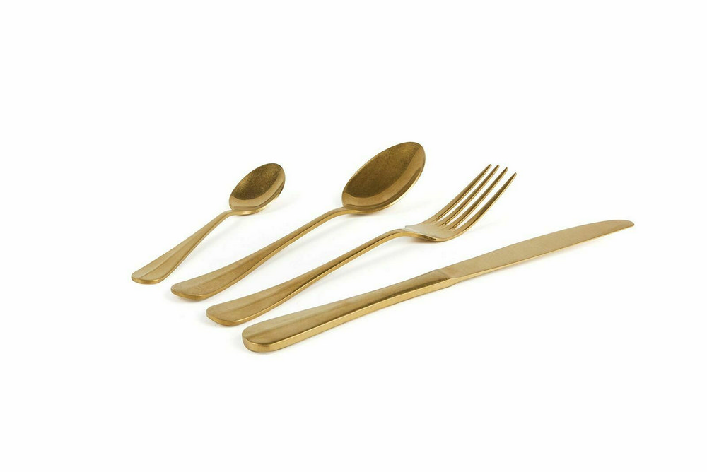 Cutlery Gold Tuscany rental in Milan Italy